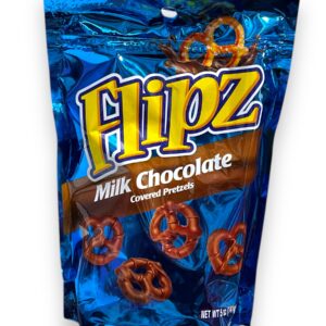 FLIPZ MILK CHOCOLATE PRETZEL 5OZ EACH