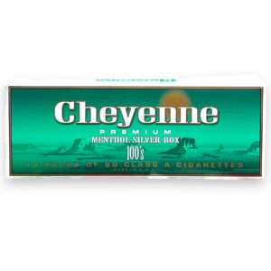 CHEYENNE 100 MENTHOL SILVER BOX
