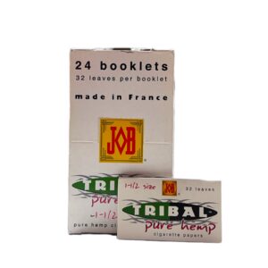 JOB TRIBAL PURE HEMP PAPER 1 1/2 SIZE 24CT