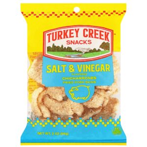TURKEY 2OZ CREEK PORK SKINS SALT & VINGER EACH