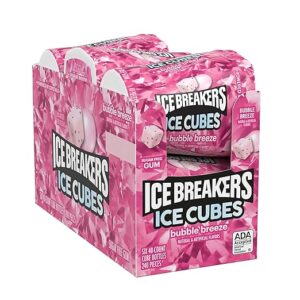 ICE BREAKERS 6CT ICE CUBES 40PCS BTL. BUBBLE BREEZE