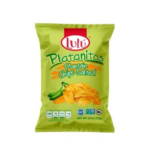 LULU PLATANITOS SALTED PLANTAIN CHIPS 2.5OZ
