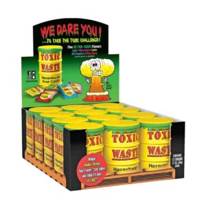 TOY TOXIC WASTE SOUR CANDY DRUM 12CT