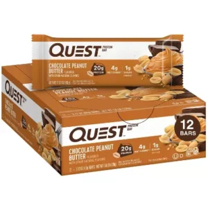 QUEST PROTEIN BAR 20G CHOCOLATE PEANUT BUTTER 12CT