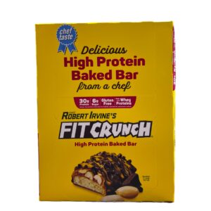 FIT CRUNCH PROTEIN BAR PEANUT BUTTER 12CT