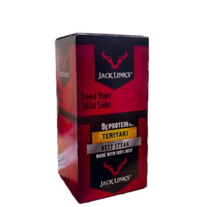 JACK LINK'S 1.0Z 12CT BEEF STEAK TERIYAKI