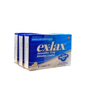 EXLAX LAXATIVE PILLS 8CT EACH