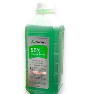 SWAN RUBBING ALCOHOL WINTERGREEN 50% 16OZ