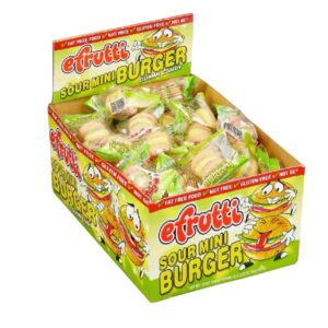 CM. EFRUTTI SOUR MINI BURGER 60CT