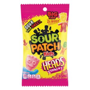 PEG SOUR PATCH KIDS HEADS 8OZ
