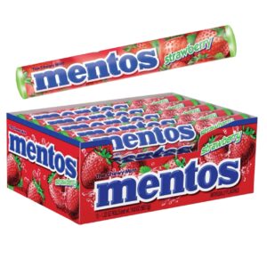 MENTOS ROLL STRAWBERRY 15CT