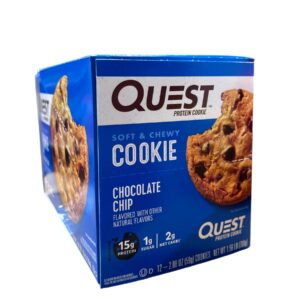 QUEST PROTEIN COOKIE 15G CHOCOLATE CHIP 12CT