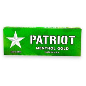 PATRIOT 100 MENTHOL GOLD BOX