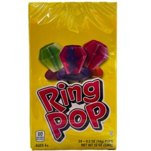 TOY RING POP TWST BOX  0.5OZ 24CT