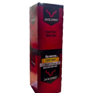 JACK LINK'S 2.0OZ BEEF STEAK JUMBO TERIYAKI 12CT