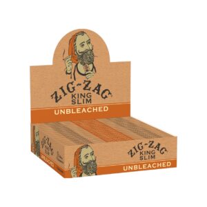 ZIG ZAG PAPER UNBLEACHED KING SIZE 24CT