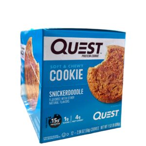 QUEST PROTEIN COOKIE 15G SNICKERDOODLE 12CT