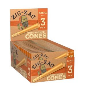 ZIG ZAG CONE UNBLEACHED KING 3/24CT