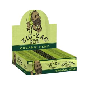 ZIG ZAG PAPER HEMP KING SLIM 24CT