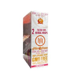 HIGH HEMP FUZZY PEACH 2/25CT