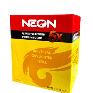NEON BUTANE 5X 300ML 12CT