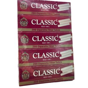 CLASSIC TUBE 100 RED 5/200PK