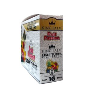 KING PALM LEAF TUBES MINIS PASSION FRUIT 2/20CT