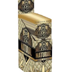 BILLIONAIRE HEMP WRAP NATURAL 2/25CT