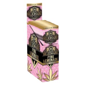 BILLIONAIRE HEMP WRAP PINK LEMONADE 2/25CT