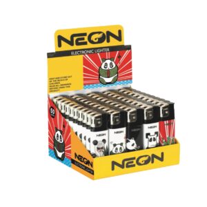 NEON LIGHTER DESIGN ELECTRIC ANIMAL 50CT