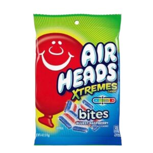 PEG AIRHEADS XTREME BITES BLUEST RASPBERRY 6OZ