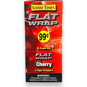 GOOD TIMES FLAT WRAP CHERRY  2/25CT