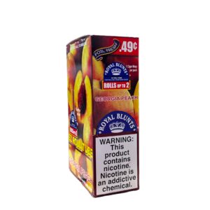 ROYAL BLUNTS EZ ROLL 2/.49 GEORGIA PEACH 25CT
