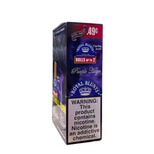 ROYAL BLUNTS EZ ROLL $0.49 PURPLE HAZE 25CT