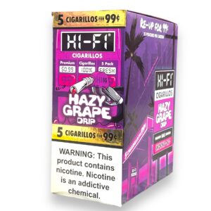 HI-FI 5/.99 HAZY GRAPE DRIP 5/15CT