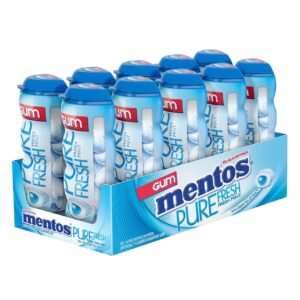 MENTOS PURE 15PCS BOTTLE FRESH MINT 10CT