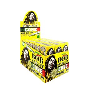BOB MARLEY PRE ROLLED CONE KING SIZE 3PK