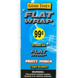 GOOD TIMES FLAT WRAP FRUIT PUNCH 2/25CT
