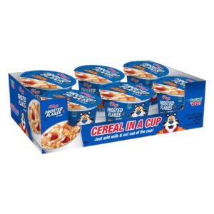CEREAL CUP 2.1OZ FROSTED FLAKES 6CT