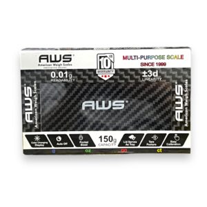 AWS 150 X 0.01G BLACK EACH