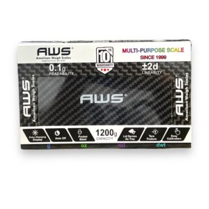 AWS 1200 X 0.01G BLACK EACH