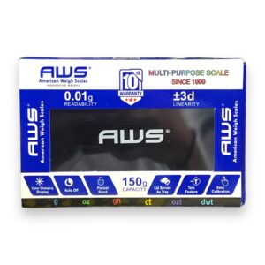 AWS MAX 150 X 0.01G BLACK EACH