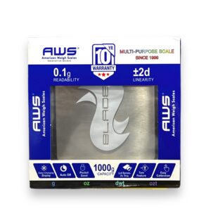 AWS BLADE SCALES 1000 X 0.1G BLACK EACH