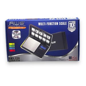 AWS 220 X 0.01G BLACK EACH