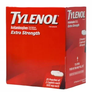 2PK TYLENOL EXTRA STRENGHT 25CT