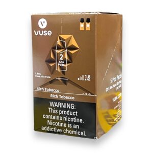 VUSE ALTO POD RICH TOBACCO 1.8% 2/5CT
