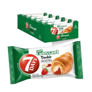 7DAYS CROISSANT STRAWBERRY VANILLA 6CT