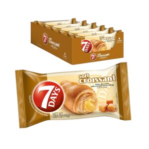 7DAYS CROISSANT DULCE DE LECHE CAREMEL 6CT