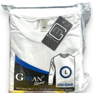 GMAN LONG SLEEVE WHITE LARGE SIZE EACH