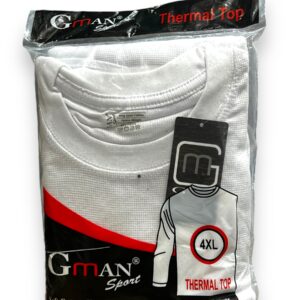 GMAN THERMAL WHITE 4XL SIZE 6CT